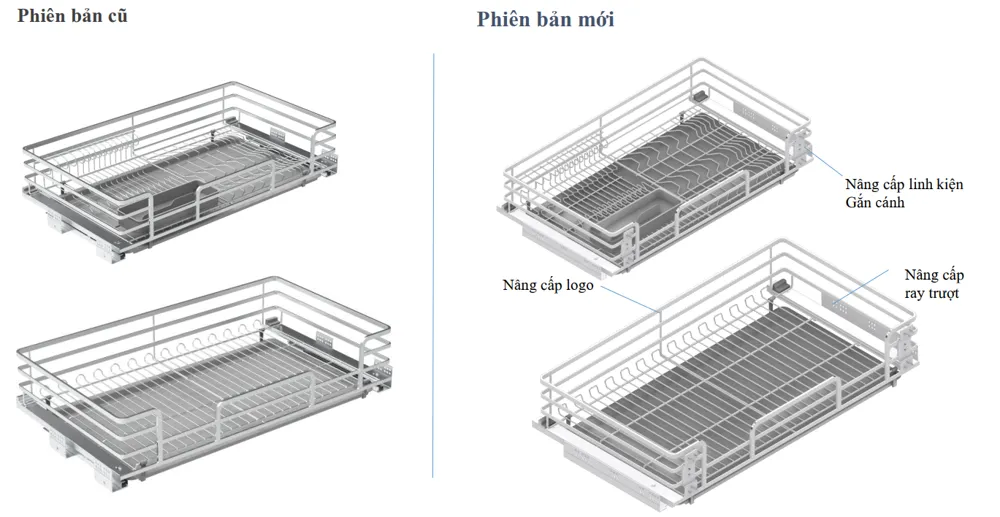 Giá bát đĩa inox 304 Higold Diamond 2.0 2026 – hình ảnh chi tiết