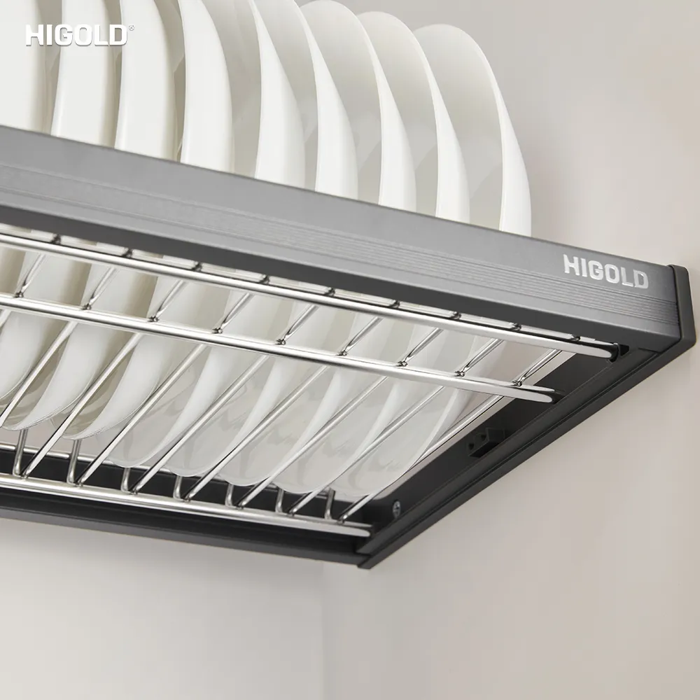 Giá bát đĩa cố định 2 tầng inox 304 Higold - ảnh 3