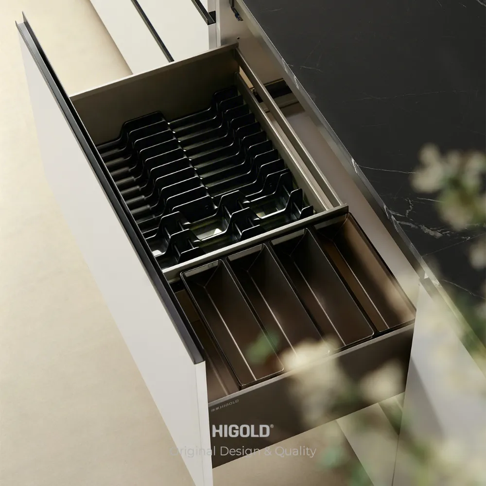 Ngăn kéo đựng bát đĩa hộp nhôm Higold Shearer 4.0 2026 - ảnh 2