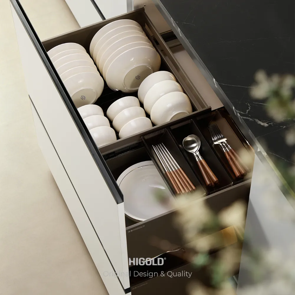 Ngăn kéo đựng bát đĩa hộp nhôm Higold Shearer 4.0 2026 - ảnh 5