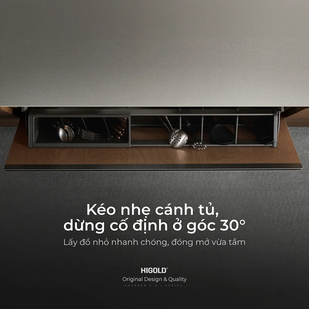 Giá để bát đĩa hộp nhôm dòng mở nhanh Higold Shearer 5.0 2026 - ảnh 10