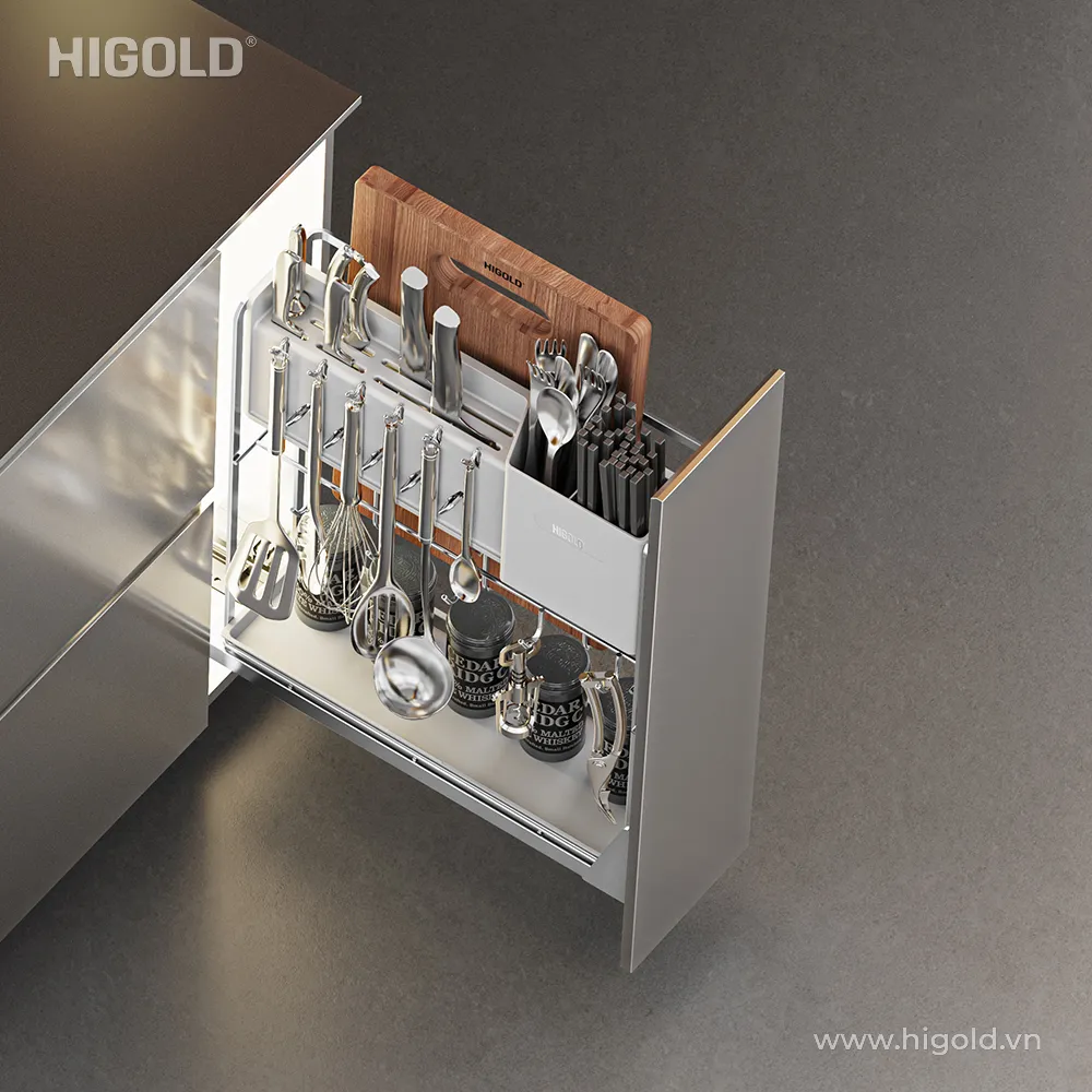Giá để dao thớt gia vị đa năng Higold Diamond 2.0 New chính hãng