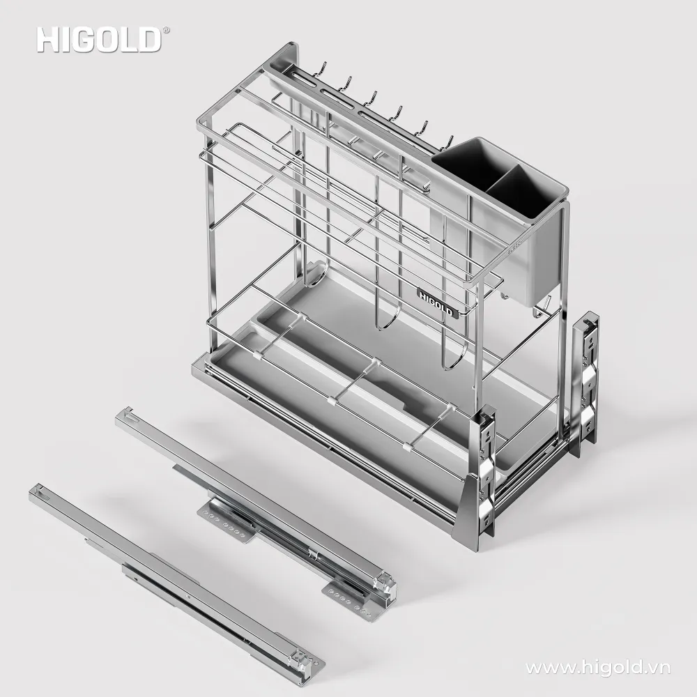 Giá để dao thớt gia vị đa năng Higold Diamond 2.0 New - ảnh 5