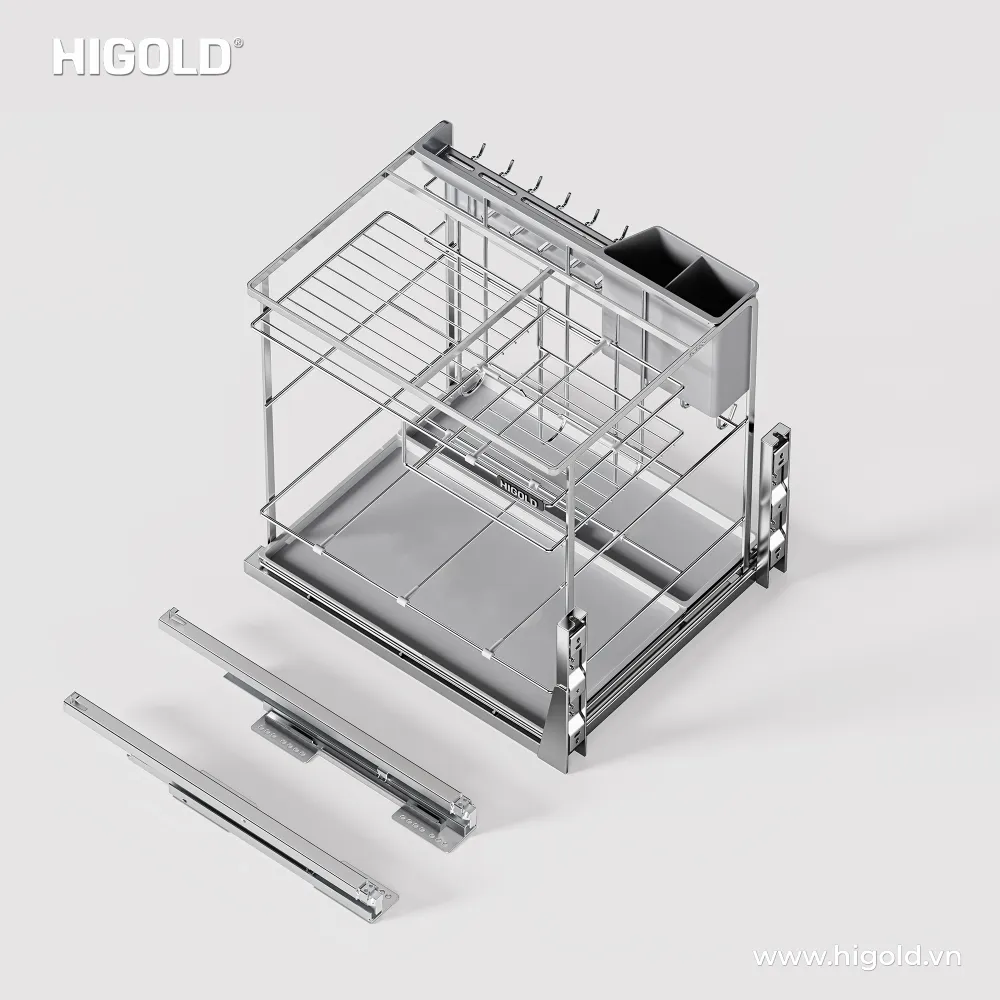 Giá để dao thớt gia vị đa năng Higold Diamond 2.0 New - ảnh 6
