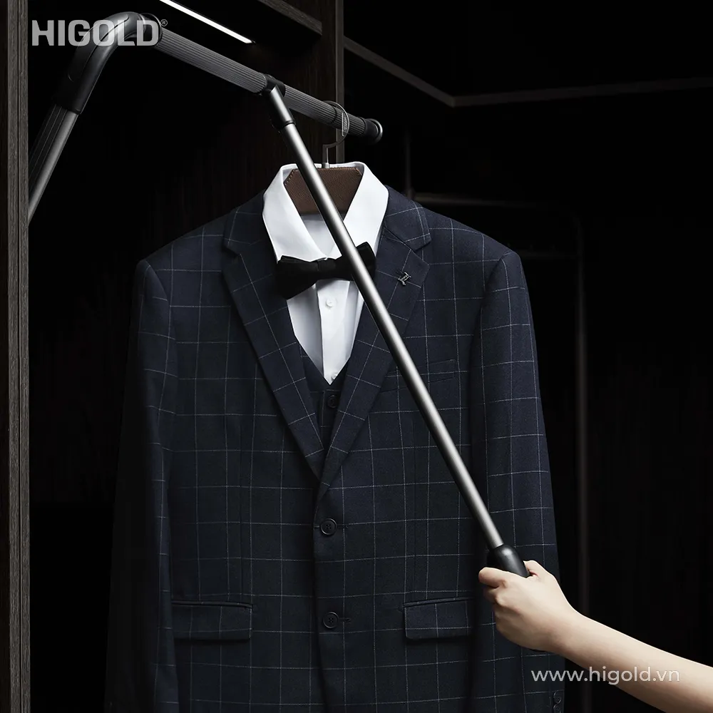 Giá treo quần áo nâng hạ Higold Series BV chính hãng