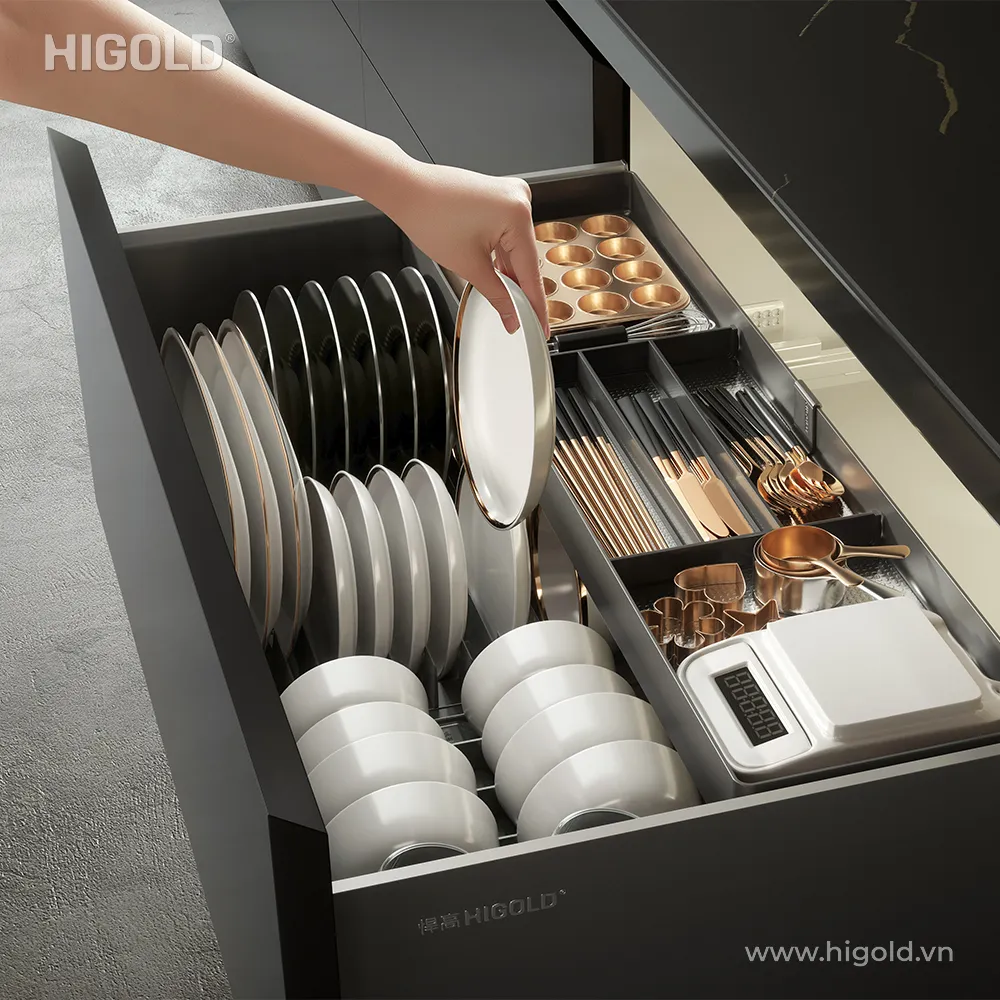 Giá đựng bát đĩa 3 mặt Higold Shearer 4.0 Pro - ảnh 4
