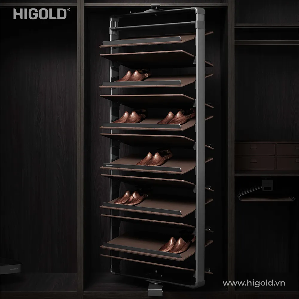Kệ xoay đựng giày Higold Series BV chính hãng