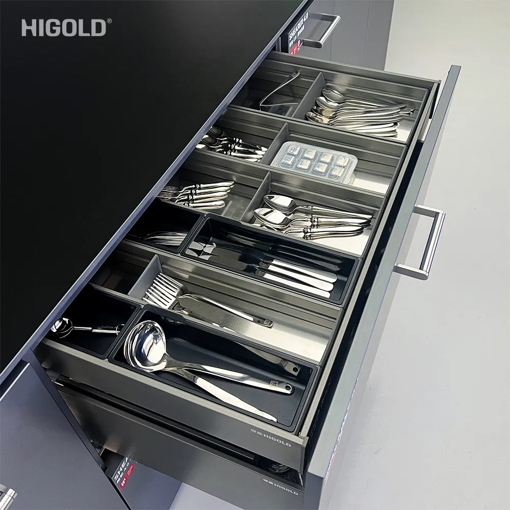Hệ khay chia ngăn kéo nhôm hàng không Higold JR - ảnh 10