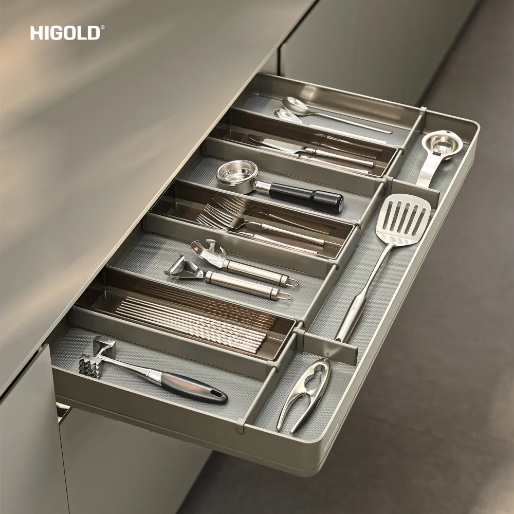 Ngăn kéo âm tích hợp hệ khay chia thìa dĩa Higold Shearer 4.0 - ảnh 6