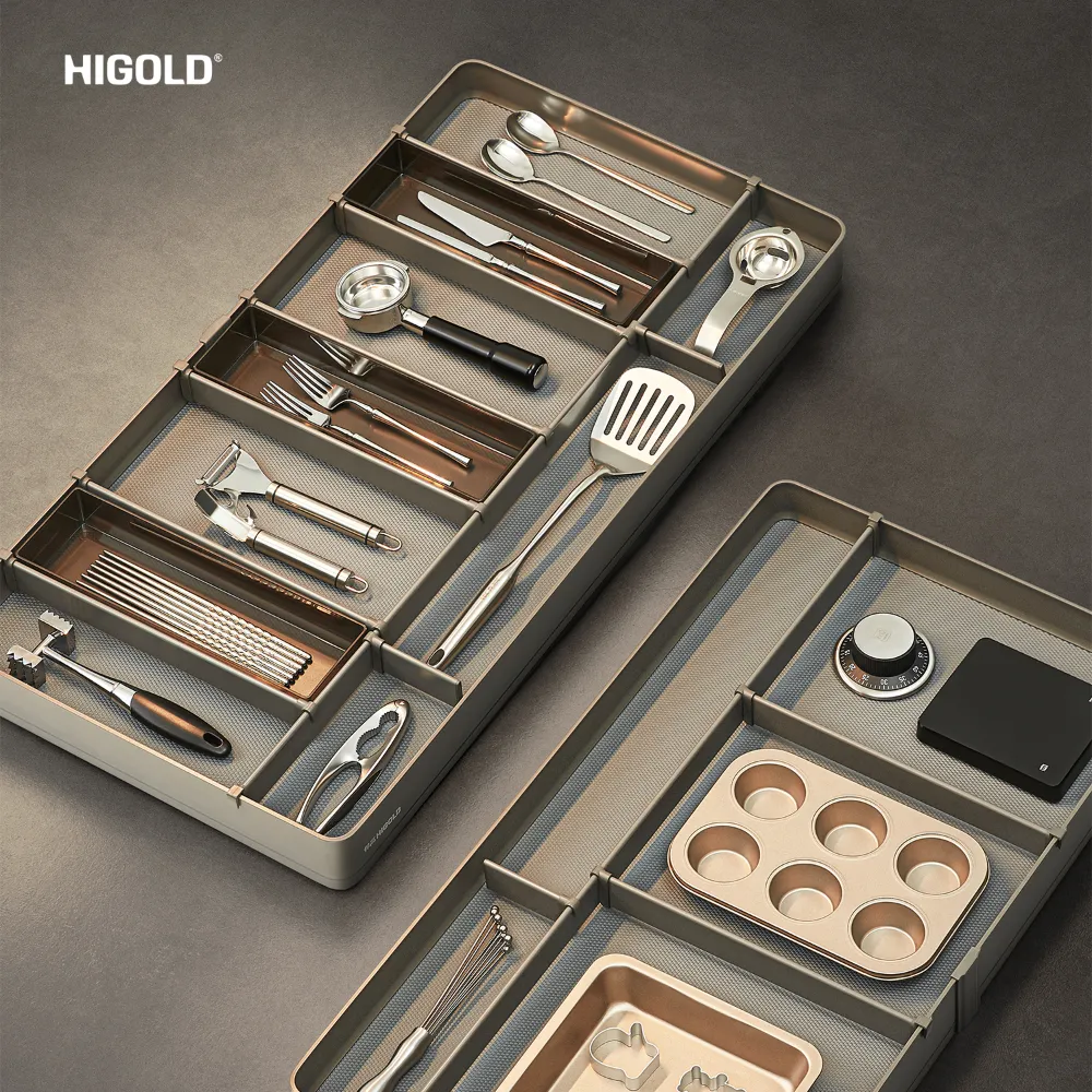 Ngăn kéo âm tích hợp hệ khay chia thìa dĩa Higold Shearer 4.0 - ảnh 7