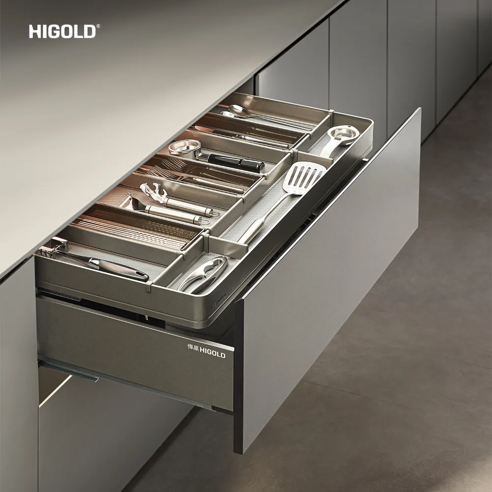 Ngăn kéo âm tích hợp hệ khay chia thìa dĩa Higold Shearer 4.0 - ảnh 10