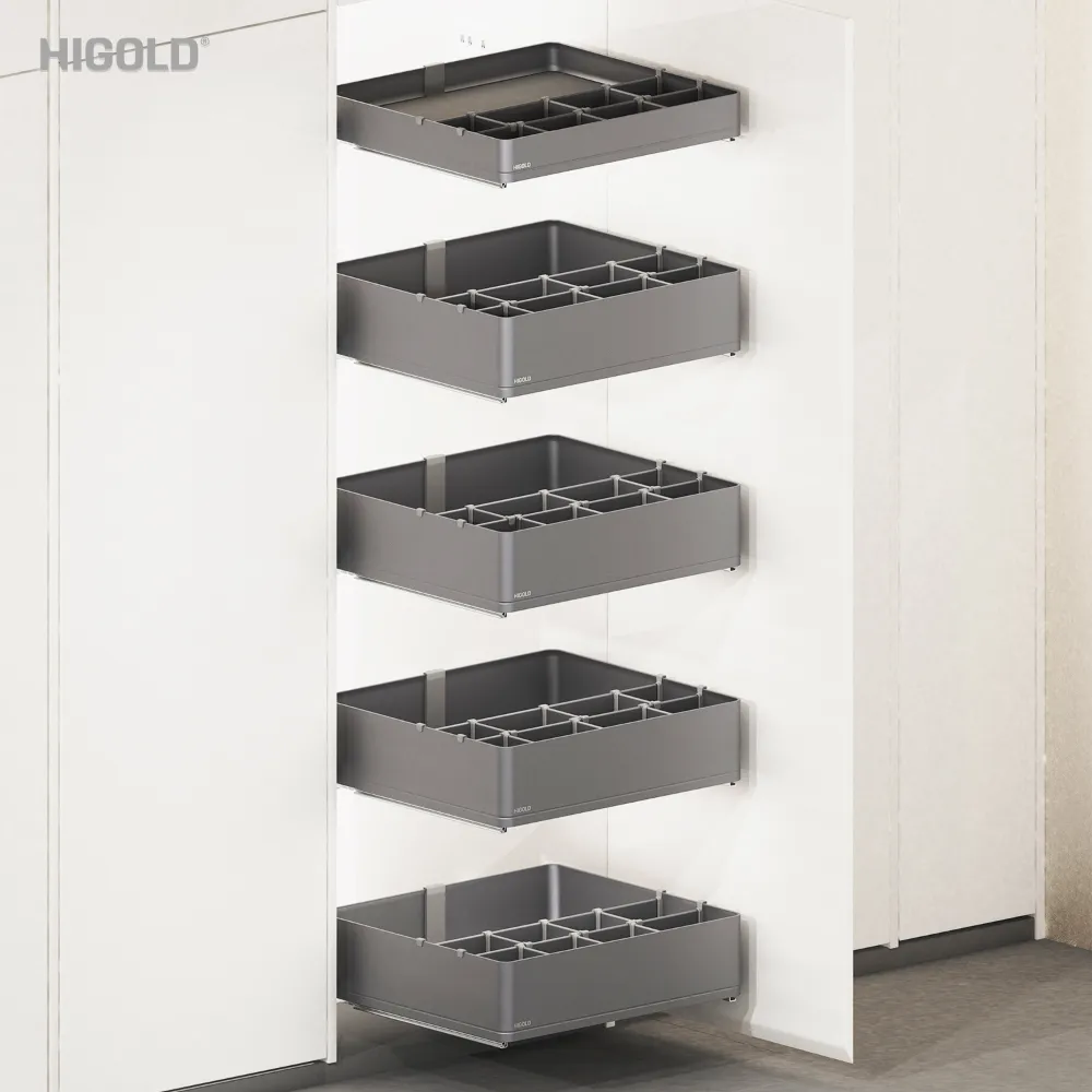 Hệ tủ kho ngăn kéo âm độc lập nhôm hàng không Higold chính hãng