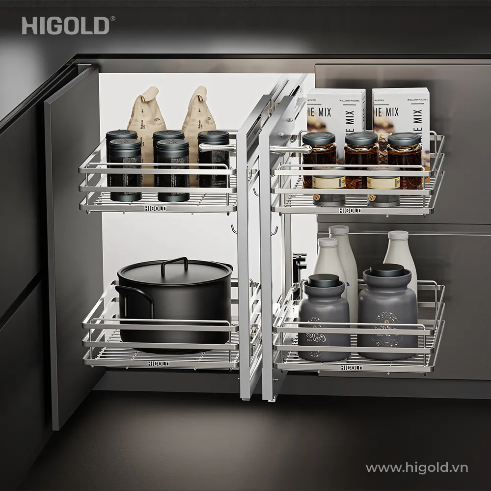 Kệ góc mở toàn phần Higold Diamond 2.0 - ảnh 2