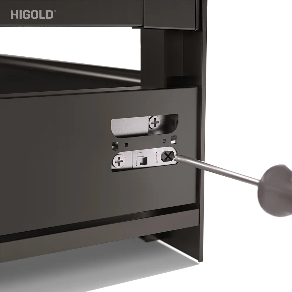 Ray hộp giảm chấn Higold – ngăn kéo âm, cao 167mm - ảnh 3