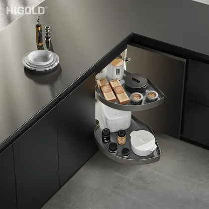 Mâm xoay góc hình lá Higold 3.0