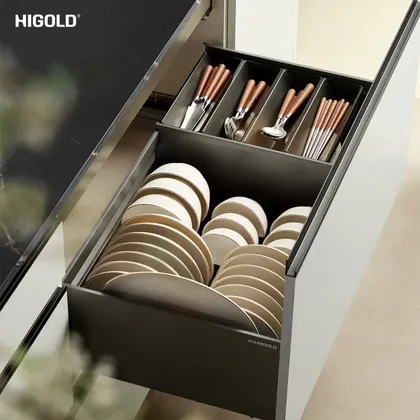 Ngăn kéo đựng bát đĩa hộp nhôm Higold Shearer 4.0 2026
