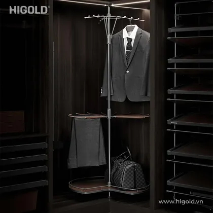Góc xoay treo quần áo Higold Series A